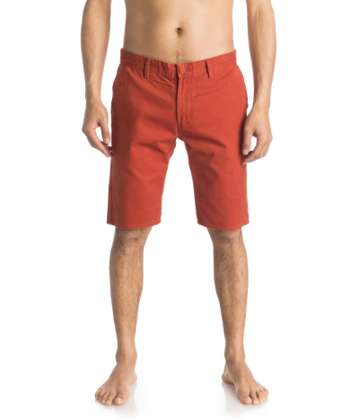QUIKSILVER CHINO SHORT RED