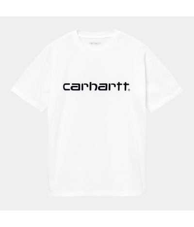 CARHARTT W SCRIPT T-SHIRT WHITE BLACK