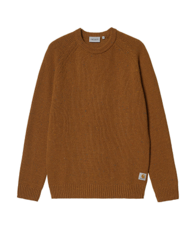 CARHARTT ANGLISTIC SWEATER SPECKLED TAWNY