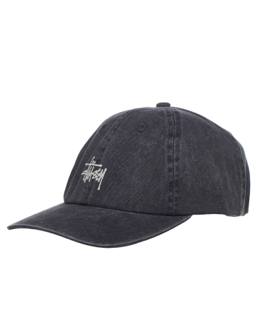GORRA STUSSY WASHED STOCK LOW PRO CAP CHARCOAL