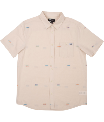 SALTY CREW CAMISA TIGHT LINES WOVEN WHITE
