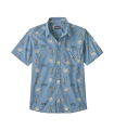 PATAGONIA GO TO SHIRT HOBSON SPACED / LAGO BLUE