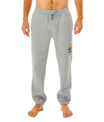 RIP CURL SEARCH ICON TRACKPANT GREY MARLE