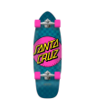 CARVER SANTA CRUZ PINK DOT CHECK CUT BACK SURF SKATE 9.75 X 29.95