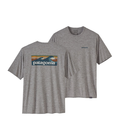 Patagonia Cap Cool Daily Shirt Boardshort Logo Avalone