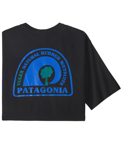 Camiseta Patagonia Rubber Tree Mark Responsibili-Tee Black