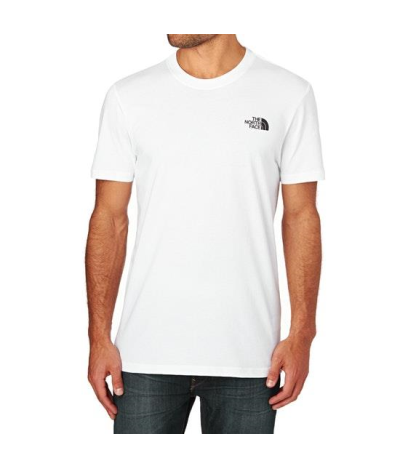 THE NORTH FACE S/S RED BOX TEE WHITE
