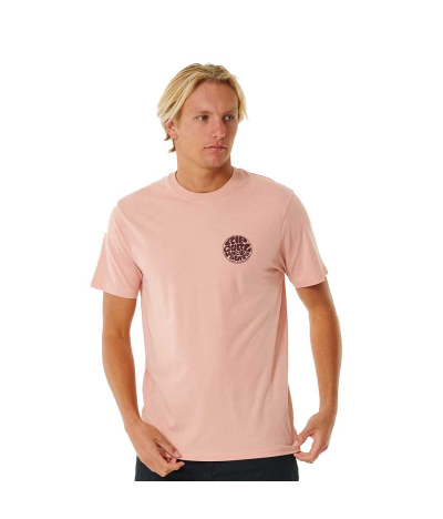 Camiseta Rip Curl Wetsuit Icon Light Peach para Hombre