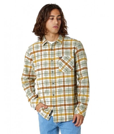 Camisa Rip Curl Checked In Flannel - Sage