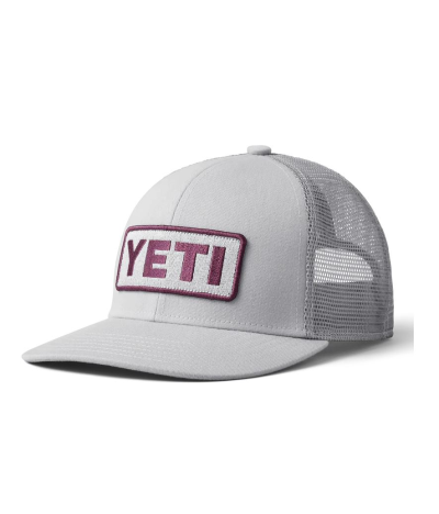 Gorra de camionero Yeti Logo Badge Gris