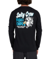SALTY CREW FISH AND CHIPS L/S PREMIUM TEE BLACK