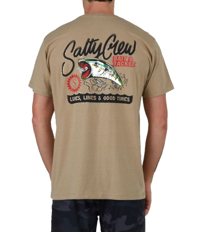 Camiseta de manga corta para hombre Salty Crew Castoff Standard SS Camel