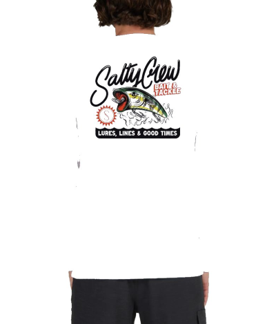 Camiseta de manga larga Salty Crew Castoff Premium en blanco