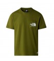 THE NORTH FACE BERKELEY CALIFORNIA POCKET TEE FOREST OLIVE