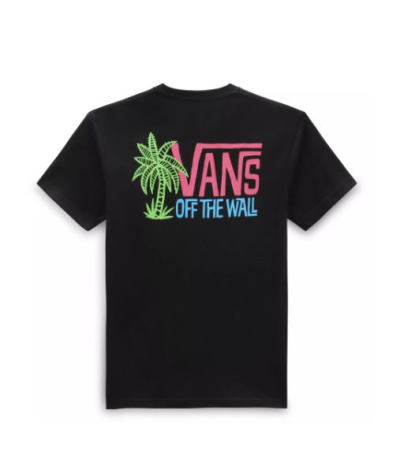 Camiseta de manga corta para hombre Vans Palm Lines Black