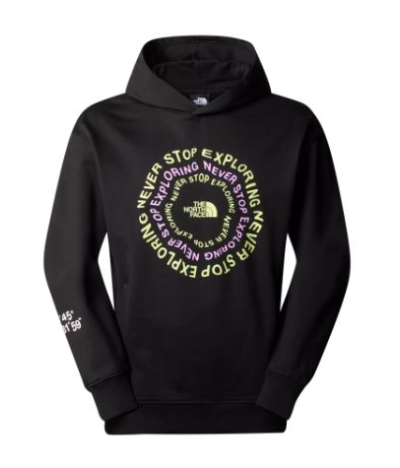 THE NORTH FACE SUDADERA NSE GRAPHIC HOODIE BLACK