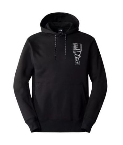 THE NORTH FACE SUDADERA OUTDOOR GRAPHIC HOODIE BLACK