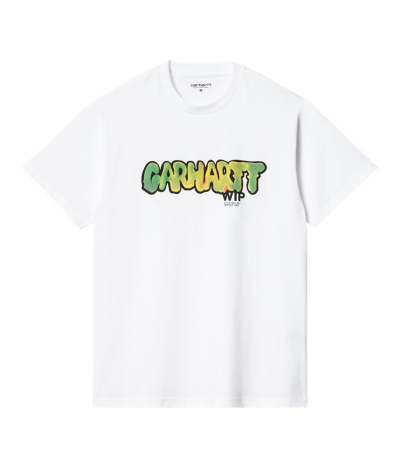 Camiseta de manga corta Carhartt WIP Drip Blanca