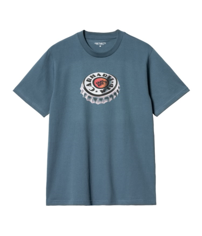 Camiseta de manga corta Carhartt WIP Bottle Cap Azul Marino