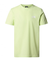 THE NORTH FACE SIMPLE DOME TEE DEEP ASTRO LIME