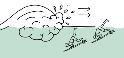 como hacer pato duck dive tutorial blog core surfing
