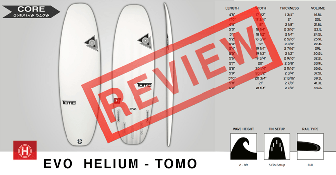 tomo evo helium core surfing firewire comprar barato online review analisis firewire surfboards tabla de surf nueva oferta