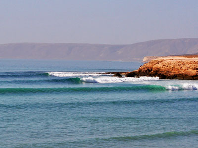 Banana beach, una ola fácil para hacer surf en marruecos