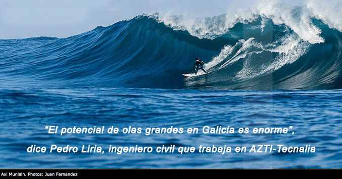 Surf galicia olas grandes axi muniain tremosa big eave nazare coast powerfull waves core surfing surf shop compostela scq