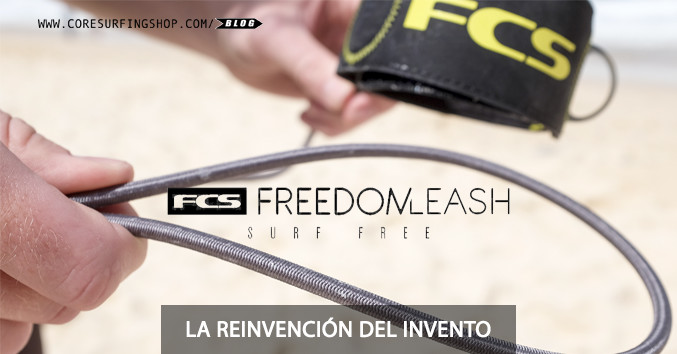 fcs invento freedom leash comprar review cómo es que tiene especial correa de tela nylon core surfing shop surf galicia surfshop online buy best