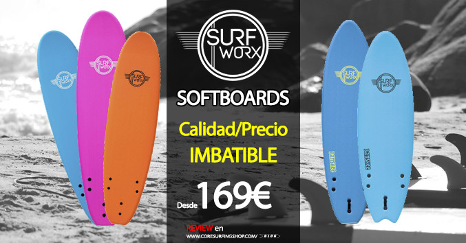 Softboard Surfworx : Un corchopan Bueno, Bonito y Barato | Review