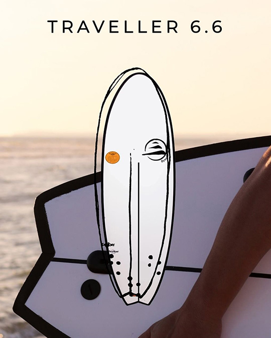 Tabla de surf corchopan 6.6 Flysurf softboards