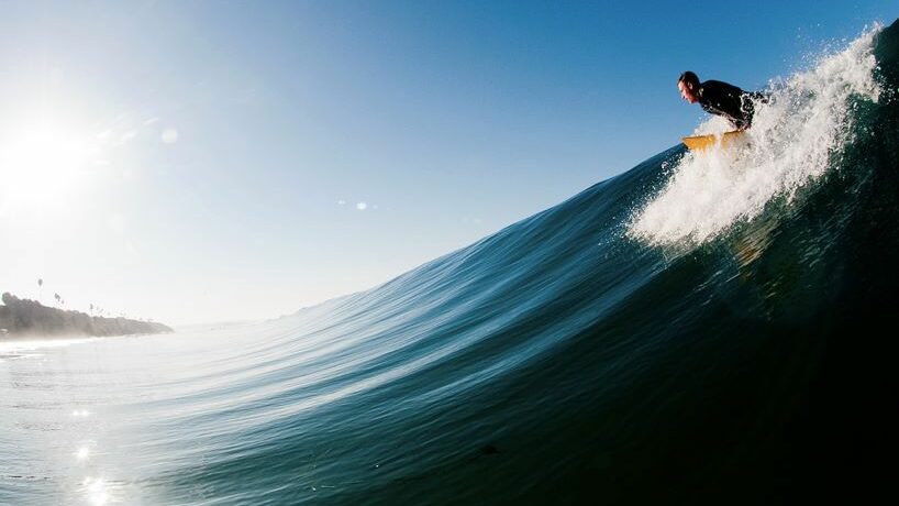 Que significa  glassy en la jerga del surf