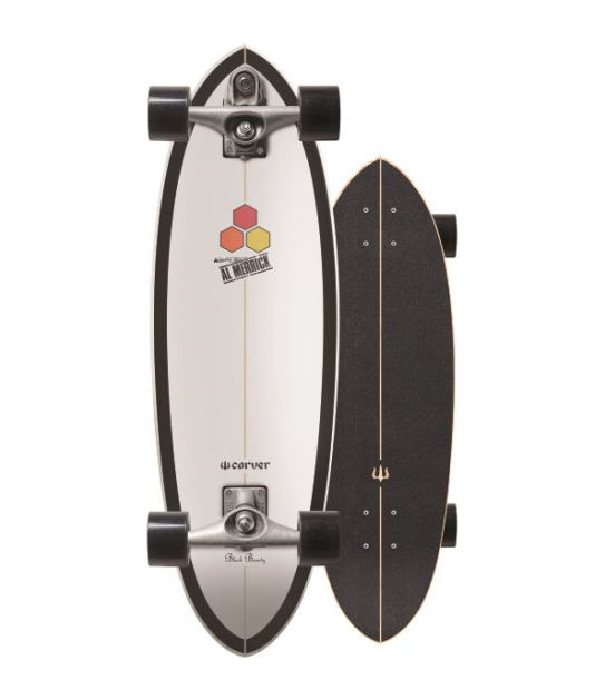 carver black beauty con eje carver c7,  uno de los mejores surfskates del mercado