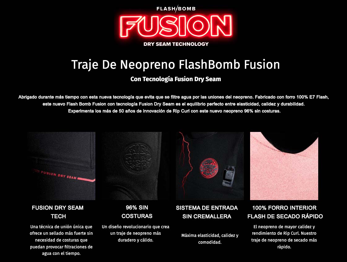 Rip Curl Flash Bomb Fusion review. El mejor neopreno 2024